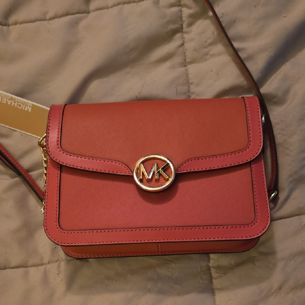 NWT Michael Kors Dark Pink Crossbody Bag
